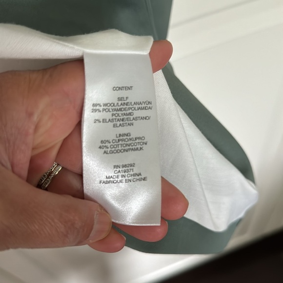 Tibi Cassius blazer in size 4 in dark mint colour - Picture 6 of 8